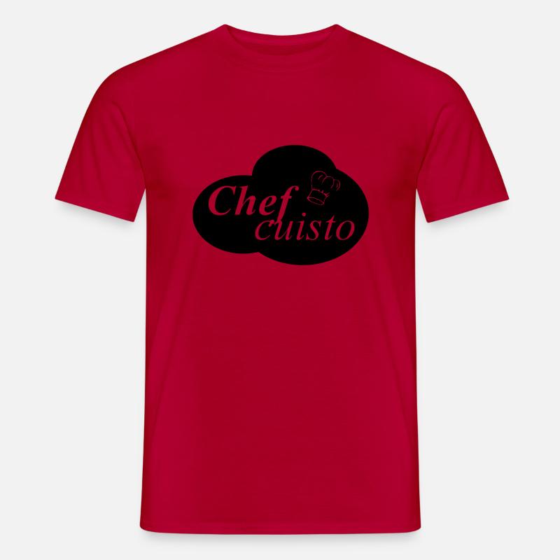 chef cuisto - Männer T-Shirt - Rot