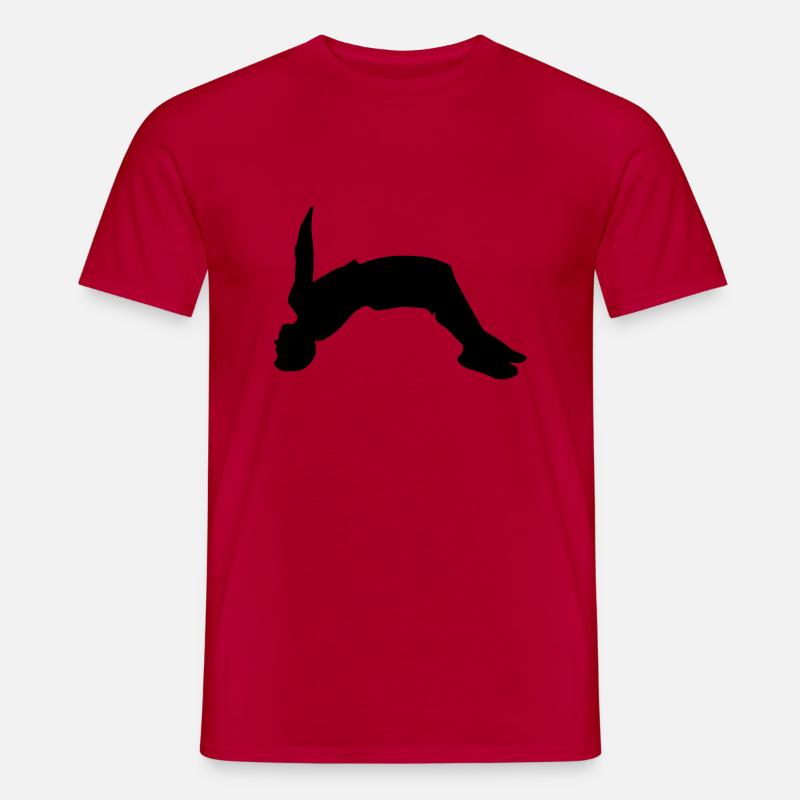 Backflip - Männer T-Shirt - Rot