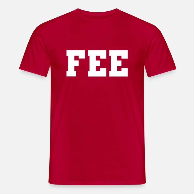 Name - Fee - Männer T-Shirt - Rot
