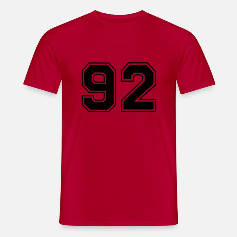 92 - Männer T-Shirt - Rot