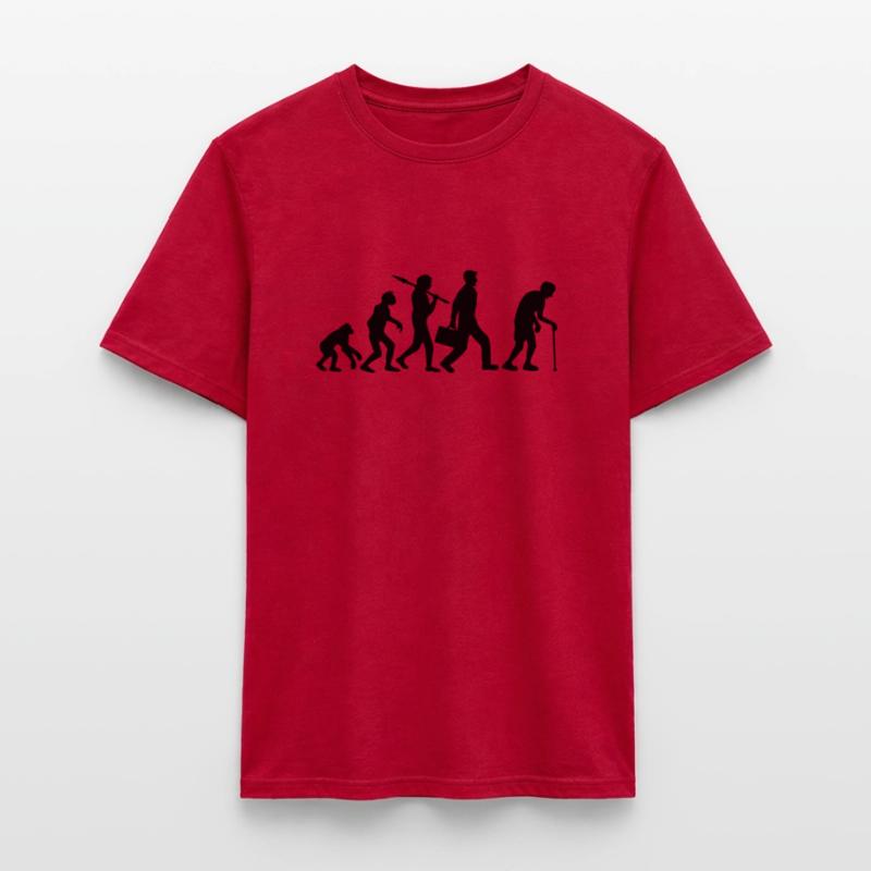 Evolution Opa Design Männer T-Shirt