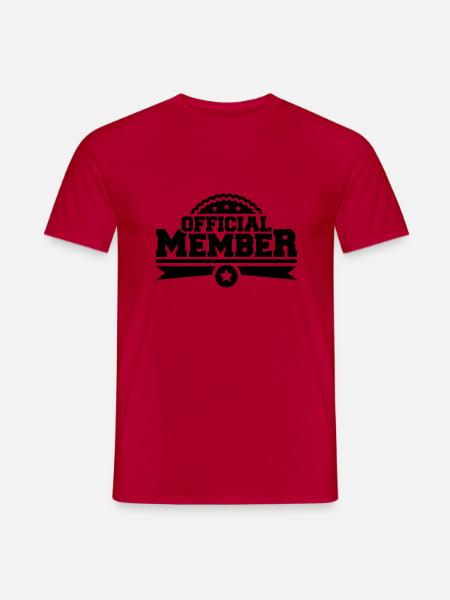 official_member_ty1 - Men's T-Shirt - red