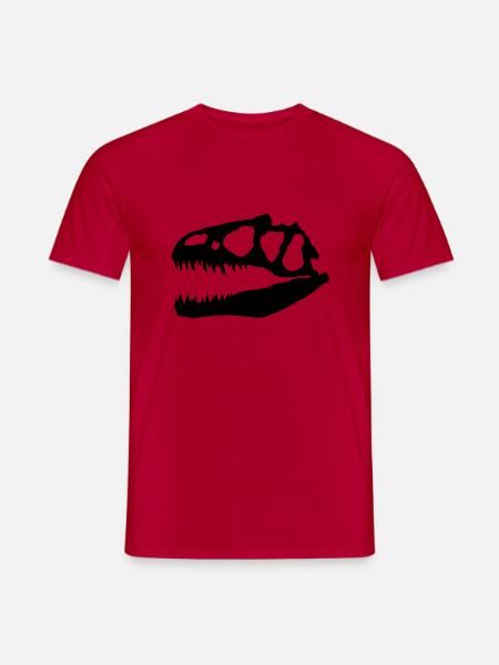 Allosaurus - Männer T-Shirt - Rot