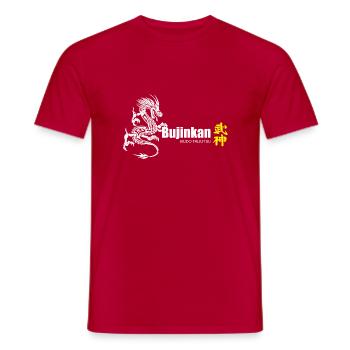 dragon bujinkan ninjutsu - Men's T-Shirt - red - Front - AI Model Male 178 dark (178cm)