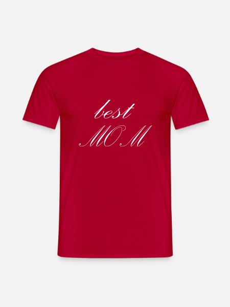 Best mom - Männer T-Shirt - Rot