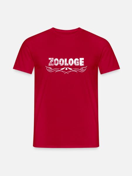 Mein Beruf ist Zoologe - Männer T-Shirt - Rot