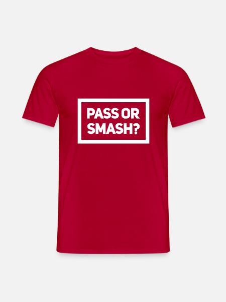 Smash - Männer T-Shirt - Rot