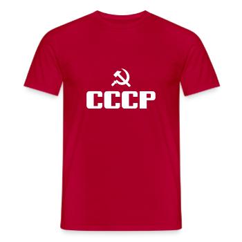 Soviet - Hammer und Sichel Sowjetunion - Kommunist - Männer T-Shirt - Rot - Vorne - AI Model Male 178 dark (178cm)
