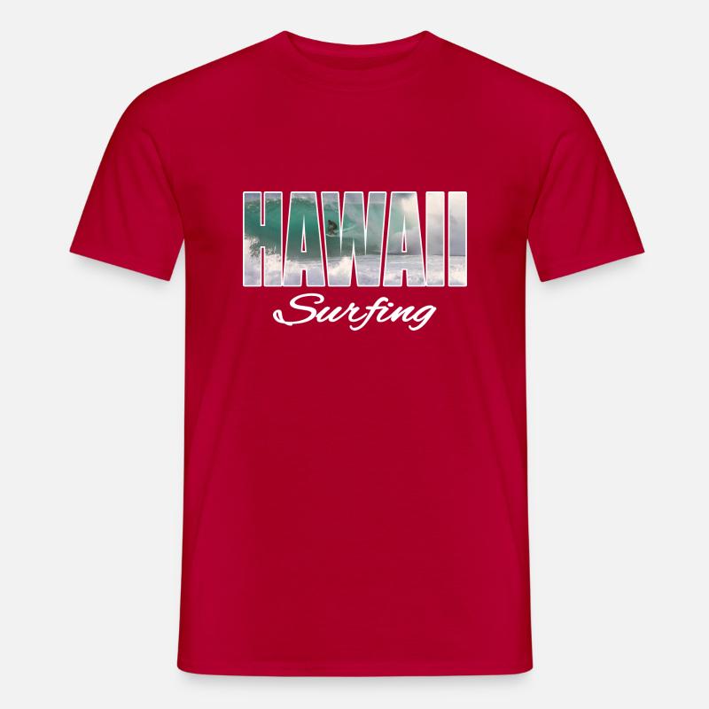 hawaii surfing - Männer T-Shirt - Rot