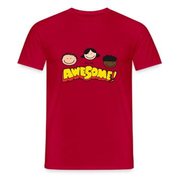 Tu es incroyable - T-shirt homme - rouge - Devant - AI Model Male 178 dark (178cm)