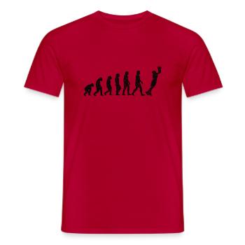 Basketball Club Basketball Basketball Lovers - Men's T-Shirt - red - Front - AI Model Male 178 dark (178cm)