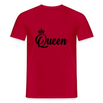 reine - T-shirt homme - rouge - Devant - AI Model Male 178 dark (178cm)