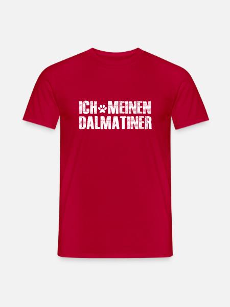 Dog Hund - Männer T-Shirt - Rot