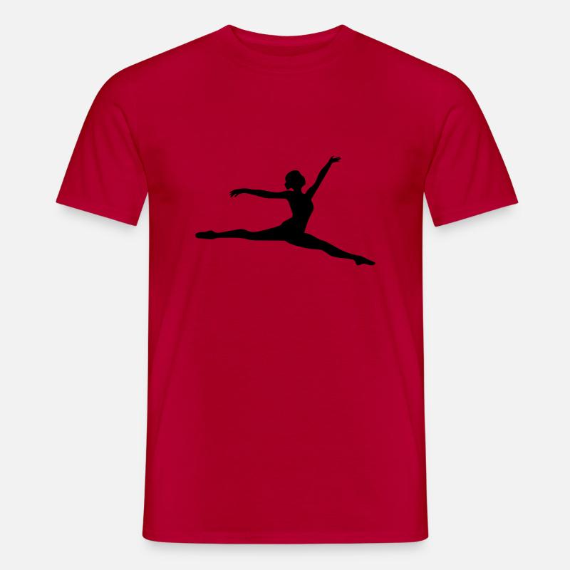 Ballett Dancer - Männer T-Shirt - Rot