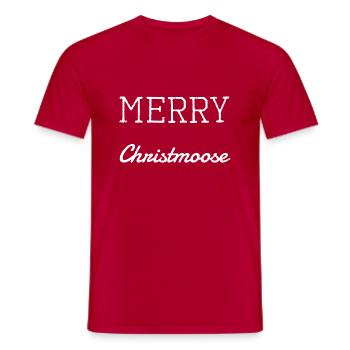 Bday Blague Blagues Bodybuilder Père Noël Dictons drôles - T-shirt homme - rouge - Devant - AI Model Male 178 dark (178cm)
