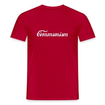 Le communisme est rafraîchissant - T-shirt homme - rouge - Devant - AI Model Male 178 dark (178cm)