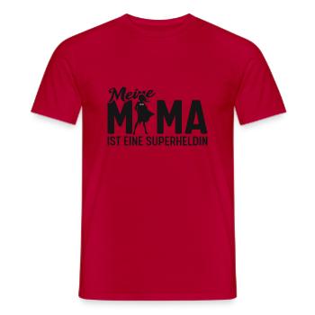 Meine Mama ist eine Superheldin - Männer T-Shirt - Rot - Vorne - AI Model Male 178 dark (178cm)