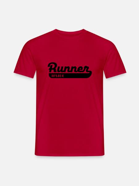 laufen - Männer T-Shirt - Rot