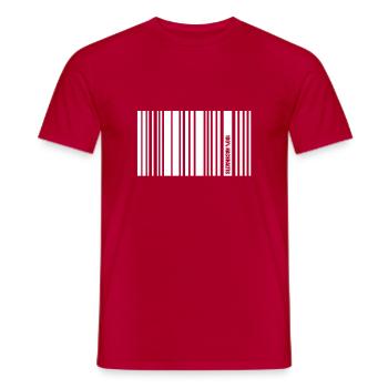 nachhaltig white - Männer T-Shirt - Rot - Vorne - AI Model Male 178 dark (178cm)