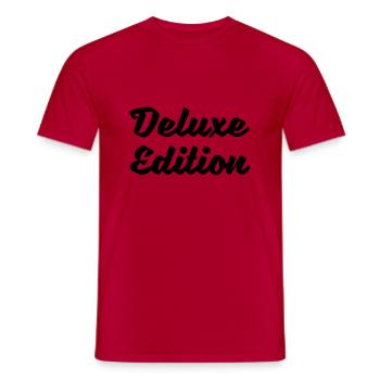deluxe_edition_01 - Männer T-Shirt - Rot - Vorne - AI Model Male 178 dark (178cm)