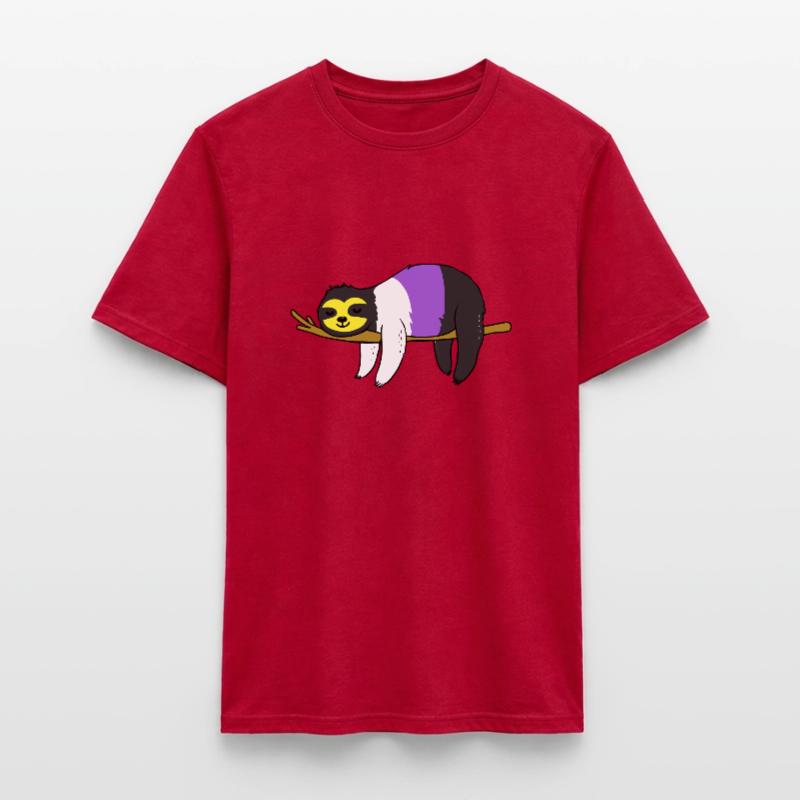 Nonbinary Pride Faultier Nonbinary Pride Männer T-Shirt