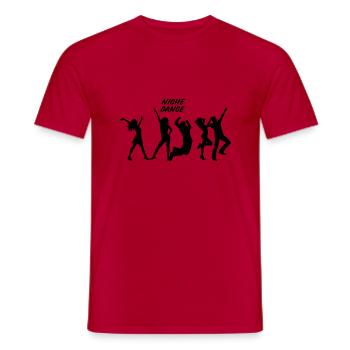 Dancing Dance Music - Männer T-Shirt - Rot - Vorne - AI Model Male 178 dark (178cm)