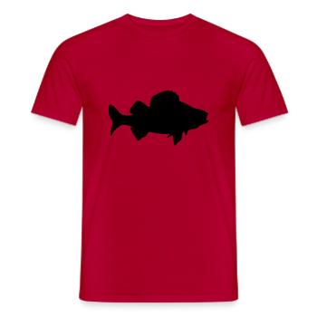 Perche - T-shirt homme - rouge - Devant - AI Model Male 178 dark (178cm)