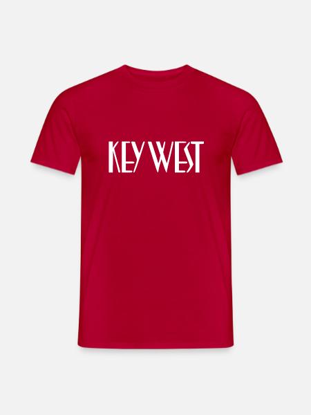 Key West Florida - T-shirt uomo - rosso