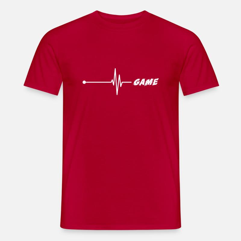 Game Gaming PC - Männer T-Shirt - Rot