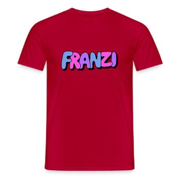 Anonyme - T-shirt homme - rouge - Devant - AI Model Male 178 dark (178cm)