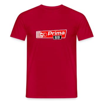 Hercules Prima 5S Kolben Zylinder - Männer T-Shirt - Rot - Vorne - AI Model Male 178 dark (178cm)