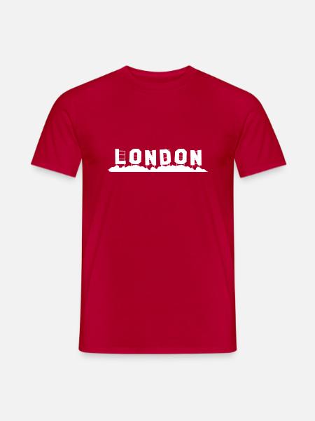 Londres - T-shirt homme - rouge