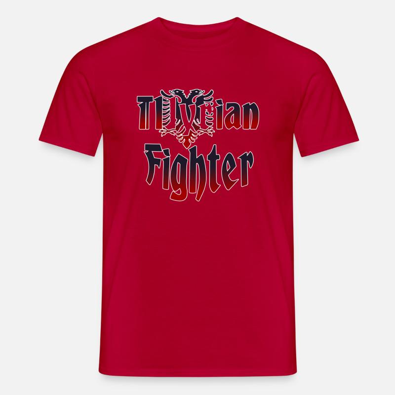 Illyrian Fighter - Männer T-Shirt - Rot