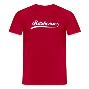 Barbecue - Männer T-Shirt - Rot - Vorne - AI Model Male 178 dark (178cm)
