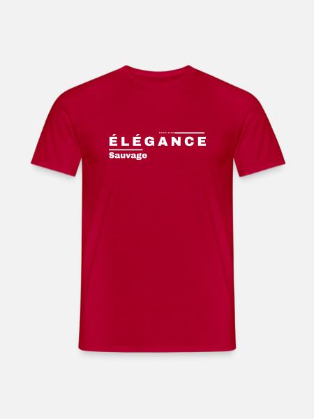 Sauvage - T-shirt homme - rouge