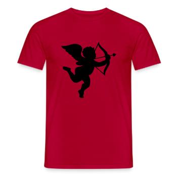 Ange Amor - T-shirt homme - rouge - Devant - AI Model Male 178 dark (178cm)