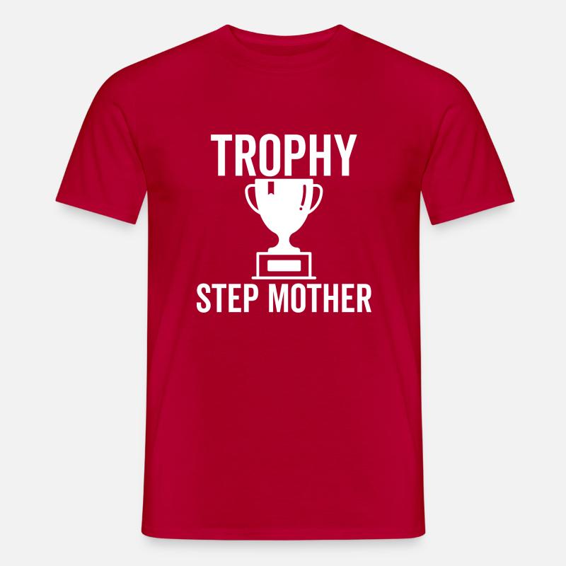 Trophäe Stiefmutter - Männer T-Shirt - Rot