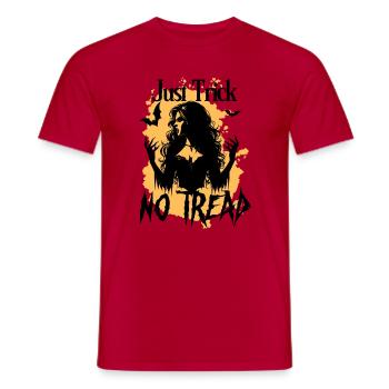 Just Trick no Tread - Men's T-Shirt - red - Front - AI Model Male 178 dark (178cm)