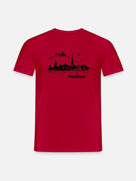 Stein am Rhein - Männer T-Shirt - Rot