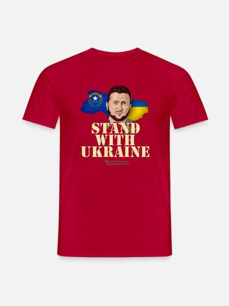 Ukraine Nevada Selenskyj - Männer T-Shirt - Rot