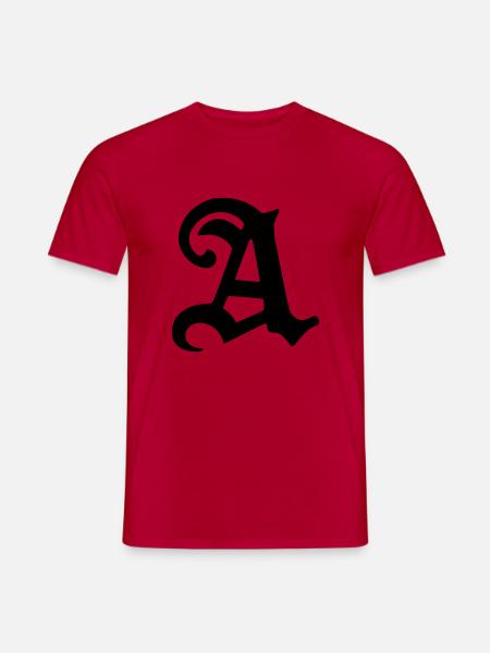 A - Männer T-Shirt - Rot