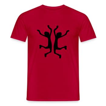 dacning_boys - Männer T-Shirt - Rot - Vorne - AI Model Male 178 dark (178cm)