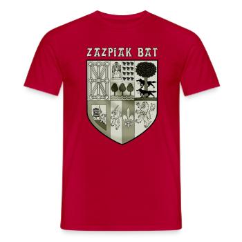 zazpiak bat - Men's T-Shirt - red - Front - AI Model Male 178 dark (178cm)