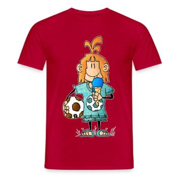 Ugo - la tasse glacée / - T-shirt homme - rouge - Devant - AI Model Male 178 dark (178cm)