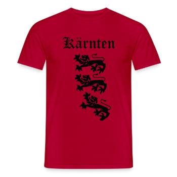 Carinthia - Men's T-Shirt - red - Front - AI Model Male 178 dark (178cm)