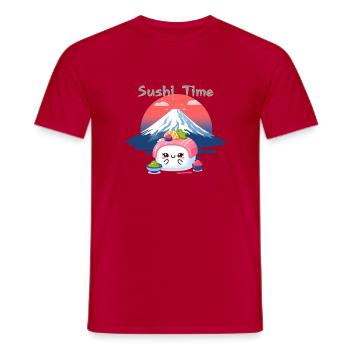 Sushi Sushi - Men's T-Shirt - red - Front - AI Model Male 178 dark (178cm)
