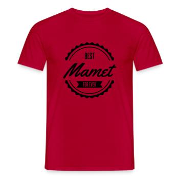 best mamet maman - Männer T-Shirt - Rot - Vorne - AI Model Male 178 dark (178cm)