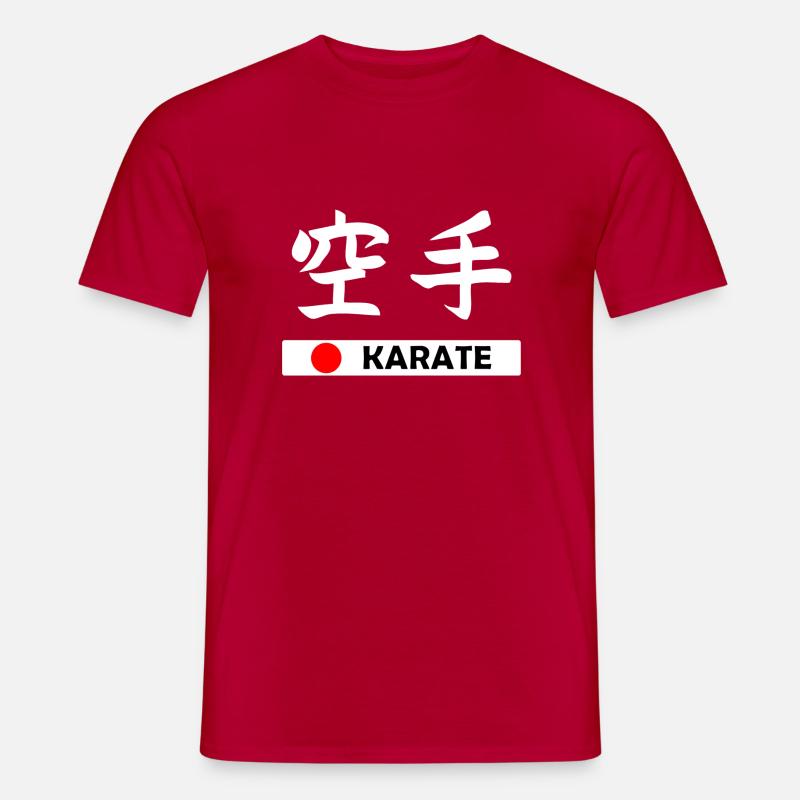 Karate - Männer T-Shirt - Rot