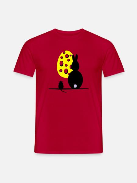 Mäuseosterei - Männer T-Shirt - Rot