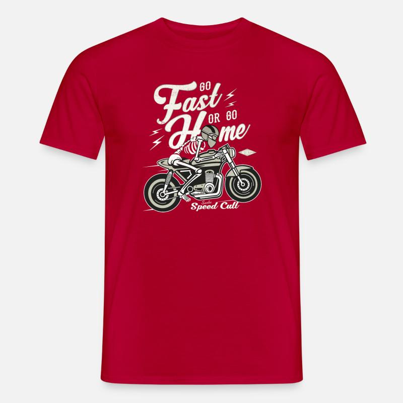 Go Fast Or Go Home - T-shirt uomo - rosso